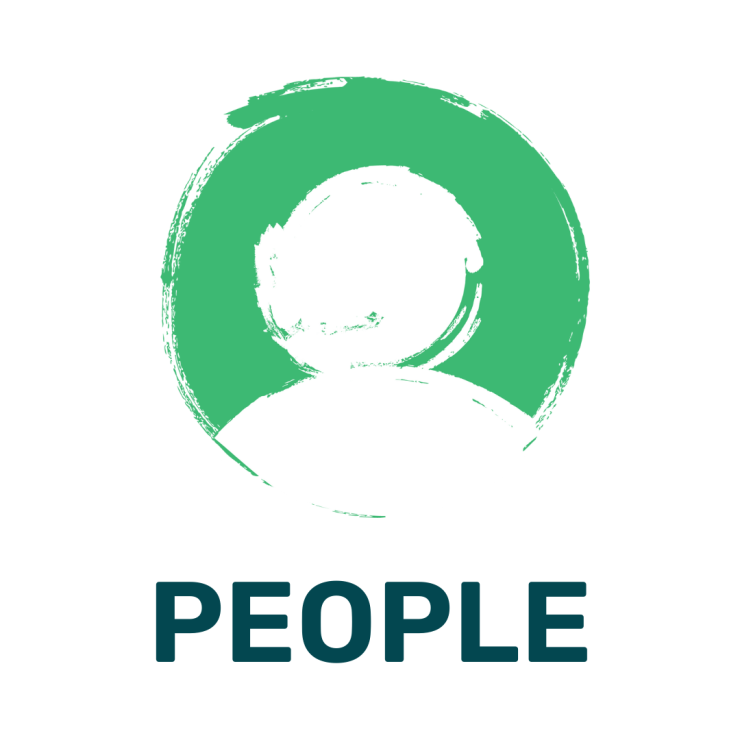 Image of a person, with the words 'people'
