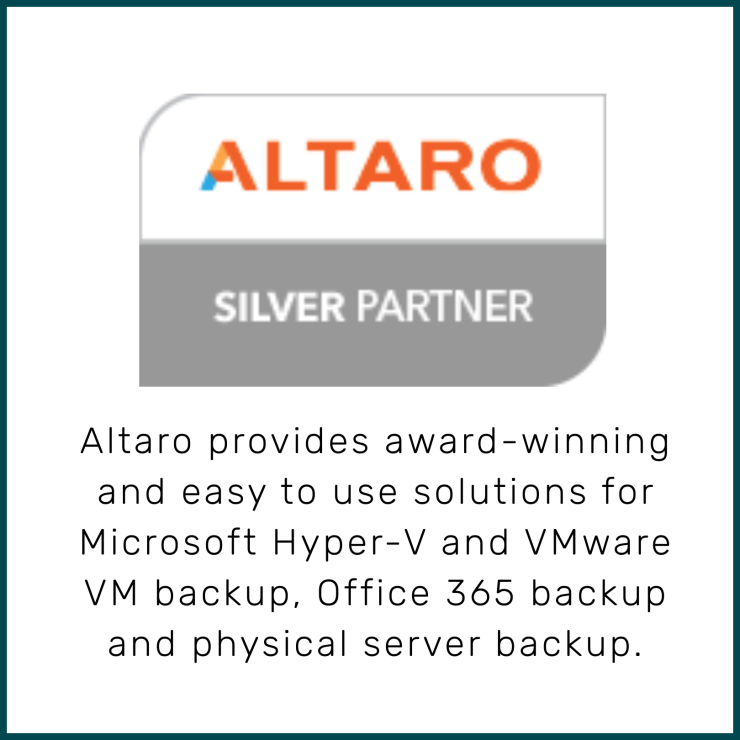 Altaro provides award-winning and easy to use solutions for Microsoft Hyper-V and VMWare VM backup. Office 365 backup and physical server backup.